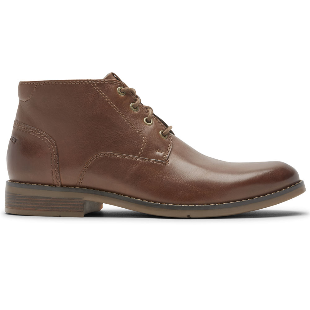 Rockport Mens Boots Brown - Colden Chukka - UK 596-WQEJOV